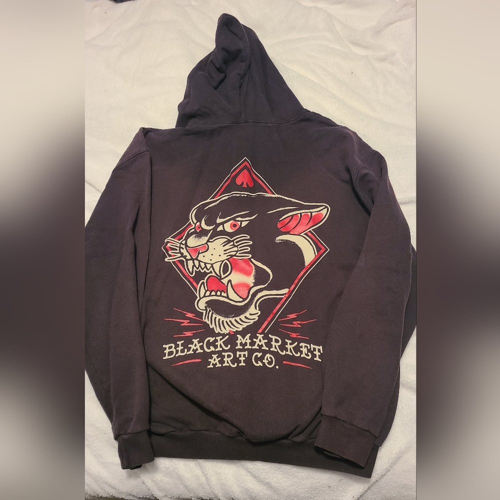Black Market Art men's panther hoodie